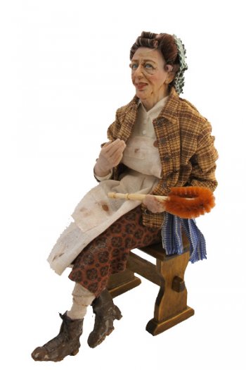 Cleaning Lady- Bobbi Jean sitting on stool