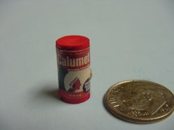 Can of Calumet Baking Powder
