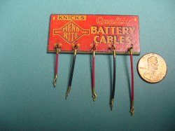 Vintage Battery Cable Display