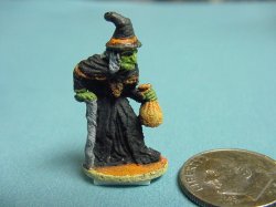 1" Halloween Witch