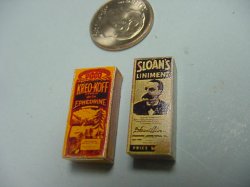 Vintage Cough Syrup and Sloans Liniment